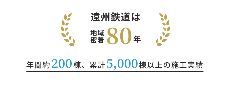 遠鉄ホームは地域密着80年